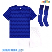 Camisa de time de futebol Everton Replicas 1º Equipamento Infantil 2025-26 Manga Curta (+ Calças curtas)